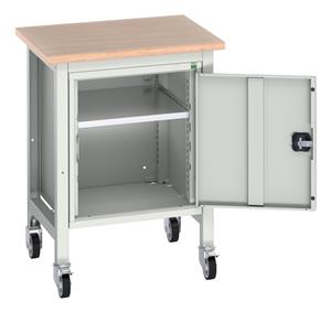 Verso Mobile Work Benches for assembly and production Verso Mobile Stand Multiplex And Cupboard